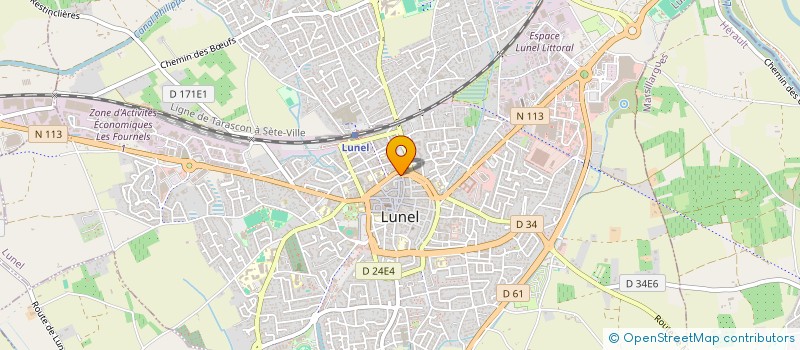 localisation de l'entreprise LE MASSINISSA  LUNEL