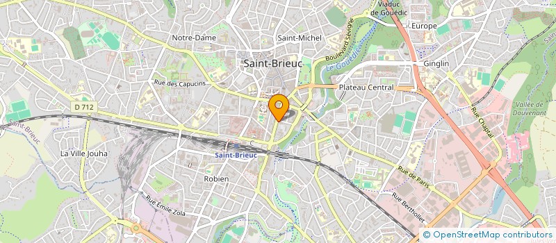 localisation de l'entreprise LE MASTERS à SAINT-BRIEUC