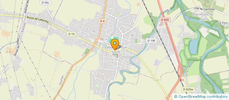localisation de l'entreprise LE MASTROQUET à LABARTHE-SUR-LEZE