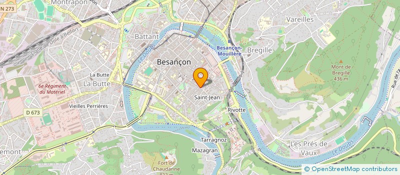 localisation de l'entreprise LE MASTROQUET à BESANCON