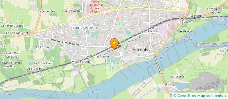 localisation de l'entreprise LE MAT  ANCENIS-SAINT-GEREON