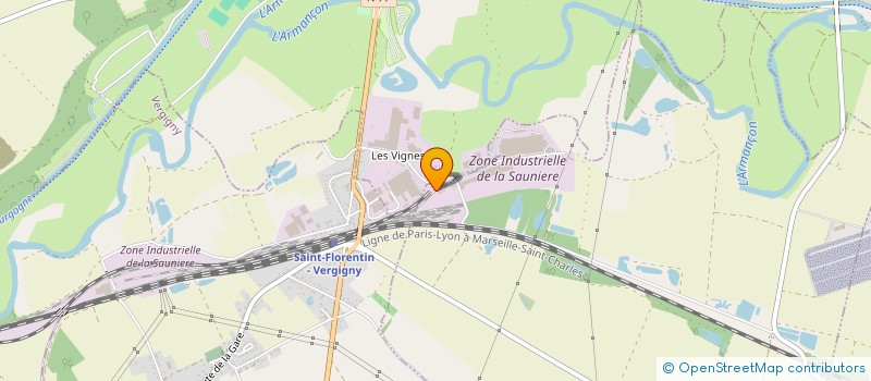 localisation de l'entreprise LE MAT INDUSTRIEL à VERGIGNY