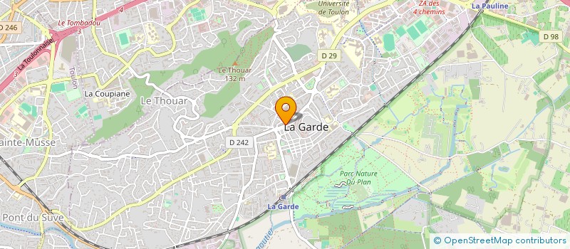 localisation de l'entreprise LE MATALEX  LA GARDE