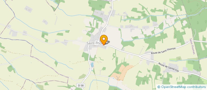 localisation de l'entreprise LE MATAYS  SAINT-THOMAS