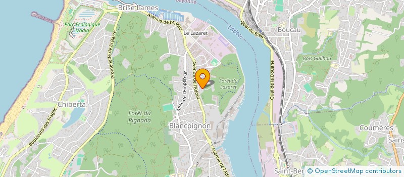 localisation de l'entreprise LE MATERIEL INDUSTRIEL SARL  ANGLET