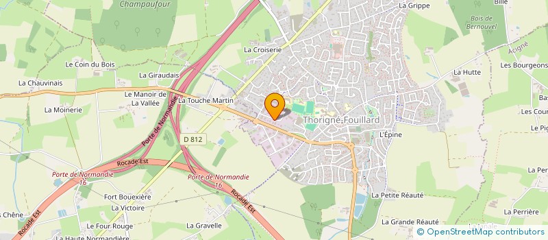 localisation de l'entreprise LE MATERIEL PROFESSIONNEL à THORIGNE-FOUILLARD