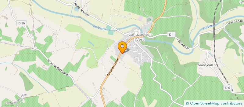 localisation de l'entreprise LE MATERIEL SCOLAIRE à CAHUZAC-SUR-VERE