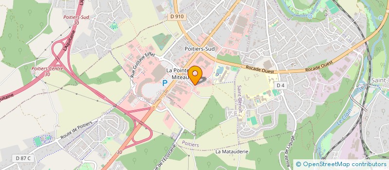 localisation de l'entreprise LE MATERIEL VILLERET à POITIERS