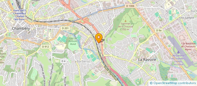 localisation de l'entreprise LE MATHISSON DORE à BARBERAZ