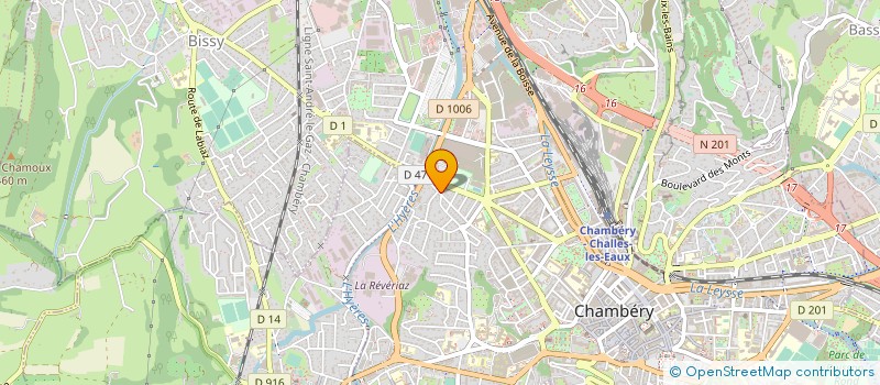 localisation de l'entreprise LE MATHOSET  CHAMBERY