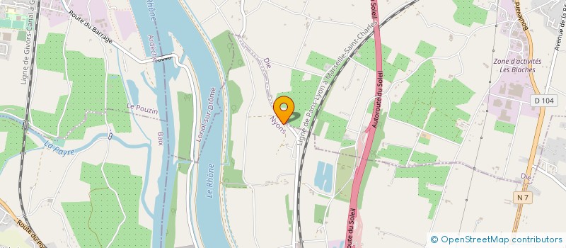 localisation de l'entreprise LE MATIGNIER  MIRMANDE