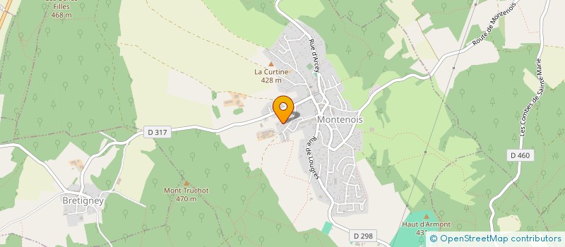 localisation de l'entreprise LE MATIN CALME  MONTENOIS