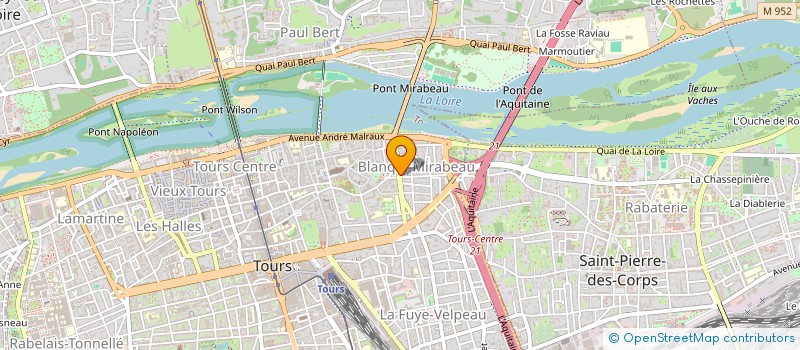 localisation de l'entreprise LE MATOURANGEAU  TOURS