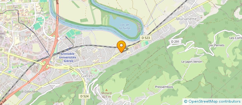 localisation de l'entreprise LE MATTIAS, PERE ET FILS  GIERES