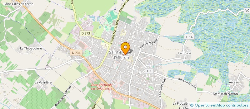 localisation de l'entreprise LE MATTOU  SAINT-PIERRE-D'OLERON