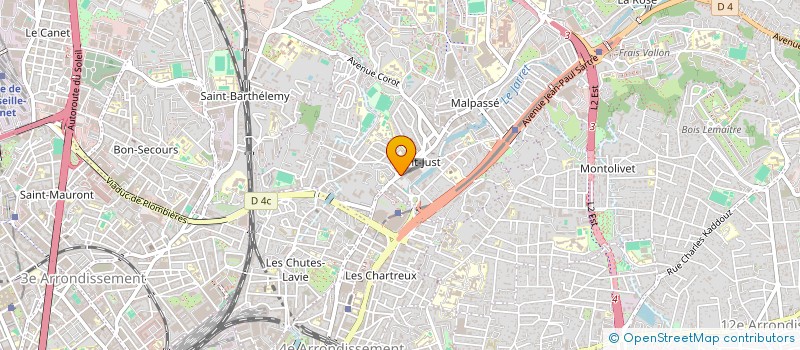 localisation de l'entreprise LE MATYS à MARSEILLE