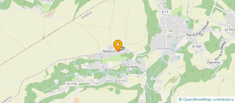 localisation de l'entreprise LE MAUBRUN à AMBLENY