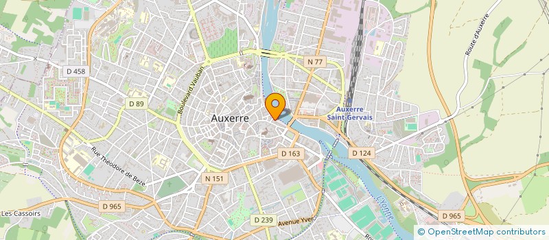 localisation de l'entreprise LE MAUREY à AUXERRE