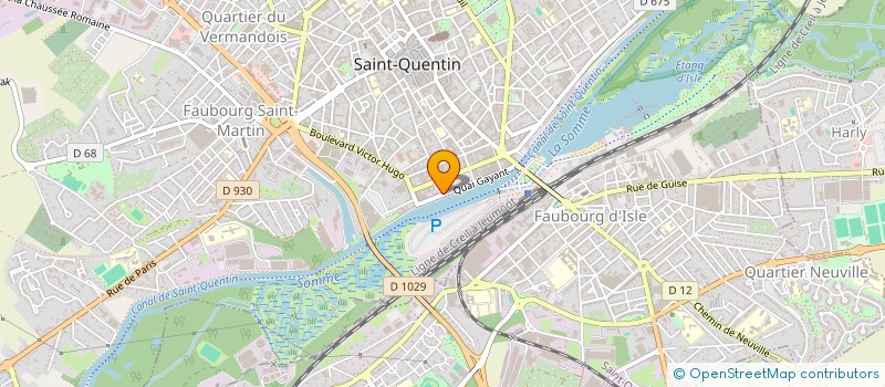 localisation de l'entreprise LE MAURIENNE à SAINT-QUENTIN