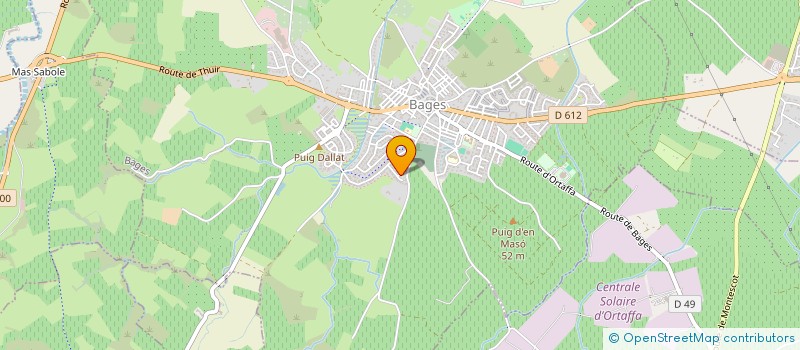 localisation de l'entreprise LE MAURYNATE  BAGES