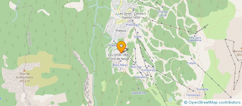 localisation de l'entreprise LE MAXIME à LES ORRES