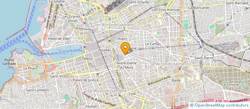 localisation de l'entreprise LE MAY DE BLUES à MARSEILLE