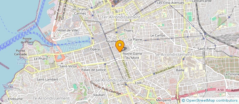 localisation de l'entreprise LE MAYA à MARSEILLE