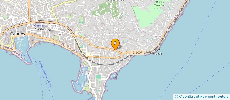 localisation de l'entreprise LE MAYFAIR  CANNES