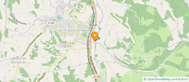 localisation de l'entreprise LE MAYNE  MONPLAISANT