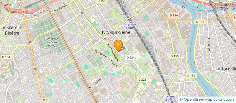 localisation de l'entreprise LE MAZEL à IVRY-SUR-SEINE