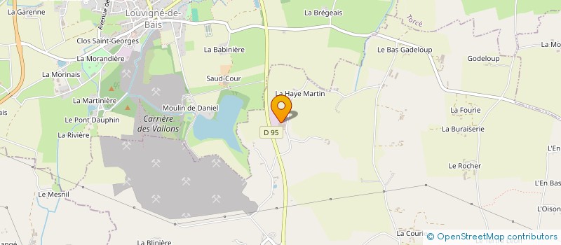 localisation de l'entreprise LE MAZET  BAIS