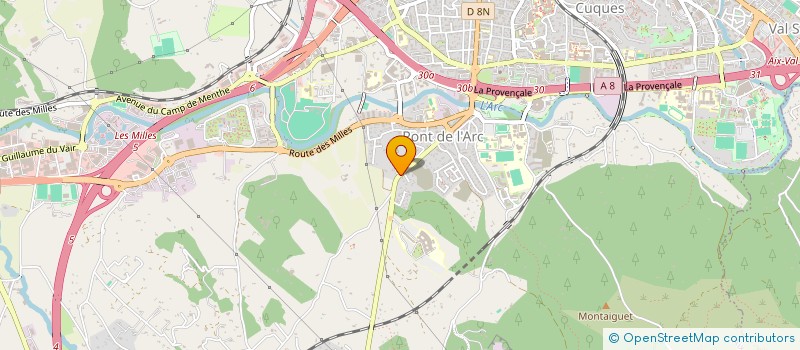 localisation de l'entreprise LE MAZET  AIX-EN-PROVENCE