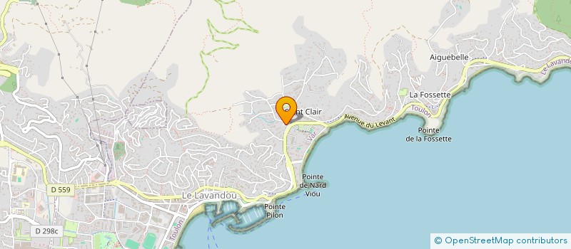 localisation de l'entreprise LE MAZET à LE LAVANDOU