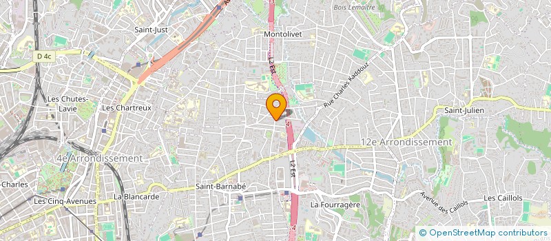 localisation de l'entreprise LE MAZET à MARSEILLE