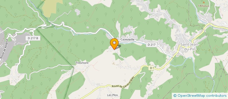 localisation de l'entreprise LE MAZET  SAINT-JEAN-DU-PIN