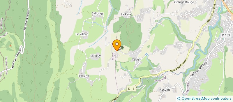 localisation de l'entreprise LE MAZET D'EDEL à RUMILLY