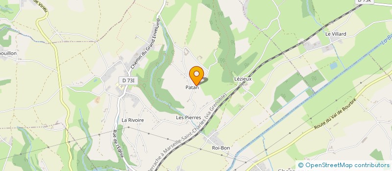 localisation de l'entreprise LE MAZET DU GOLF  CHELIEU