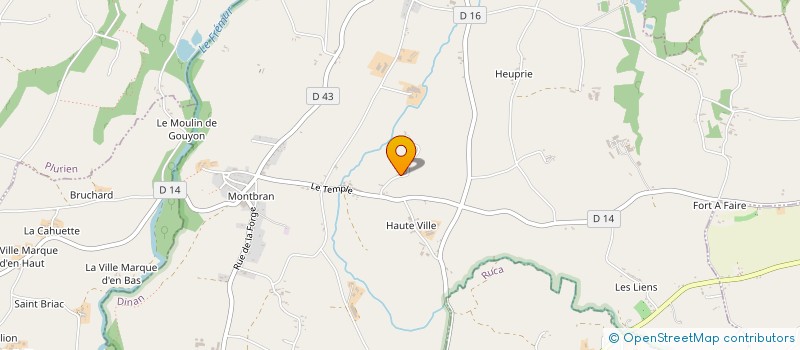 localisation de l'entreprise LE MAZET DU SUD  PLEBOULLE