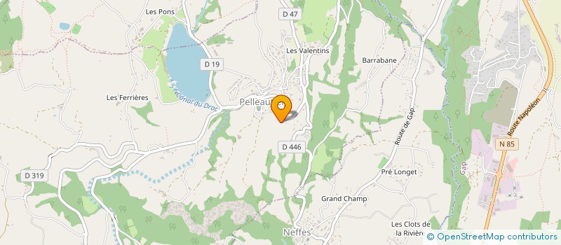 localisation de l'entreprise LE MAZET IMMO  PELLEAUTIER