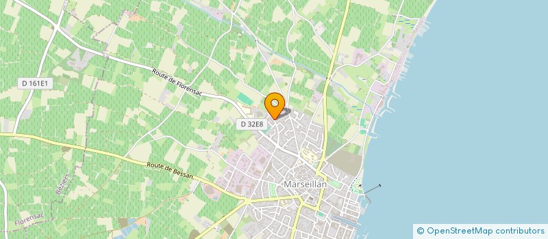 localisation de l'entreprise LE MAZET LABORATOIRE ARTS ET DECHETS à MARSEILLAN
