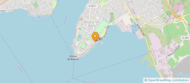 localisation de l'entreprise LE MAZET ZEN  BALARUC-LES-BAINS