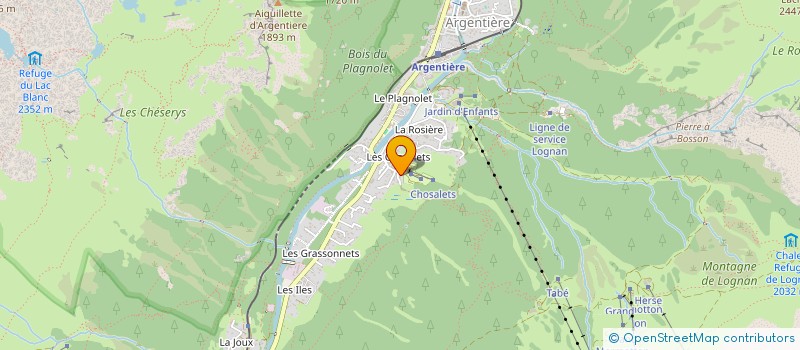 localisation de l'entreprise LE MAZOT  CHAMONIX-MONT-BLANC