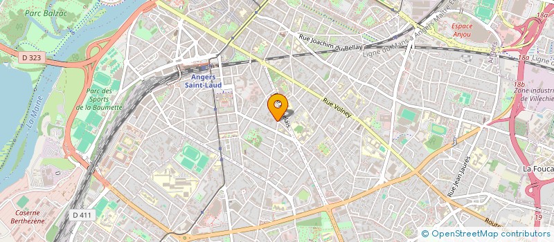 localisation de l'entreprise LE MAZOT DES MARCAM à ANGERS