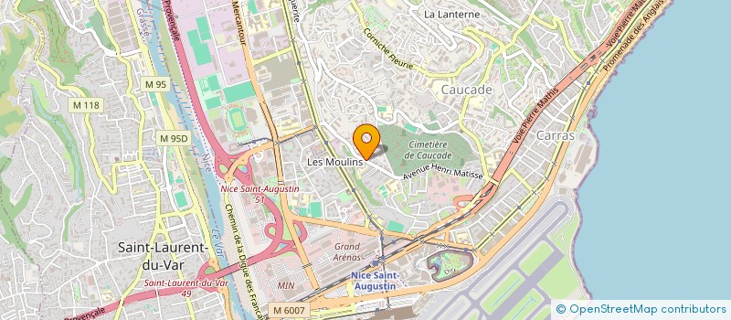 localisation de l'entreprise LE MEAL 72  NICE