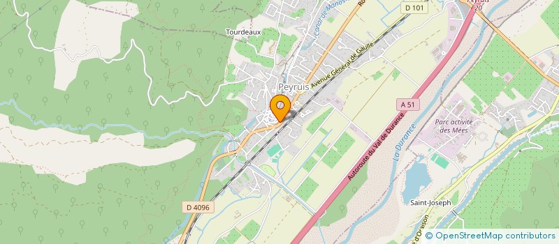 localisation de l'entreprise LE MECANO TP à PEYRUIS