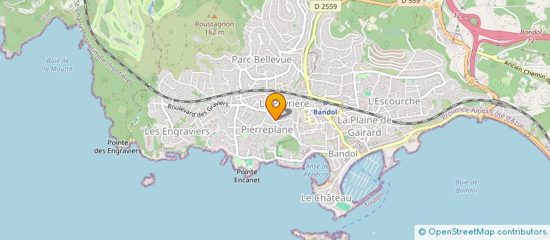 localisation de l'entreprise LE MED à BANDOL