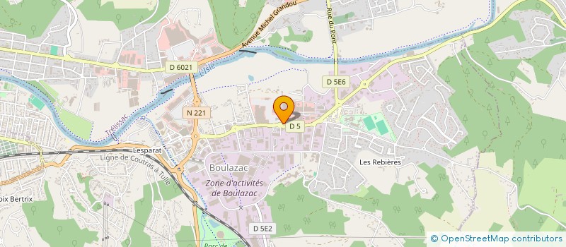 localisation de l'entreprise LE MEDAILLON à BOULAZAC ISLE MANOIRE