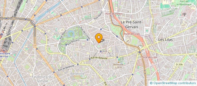 localisation de l'entreprise LE MEDECIN ET SA GESTION MEDIA  PARIS