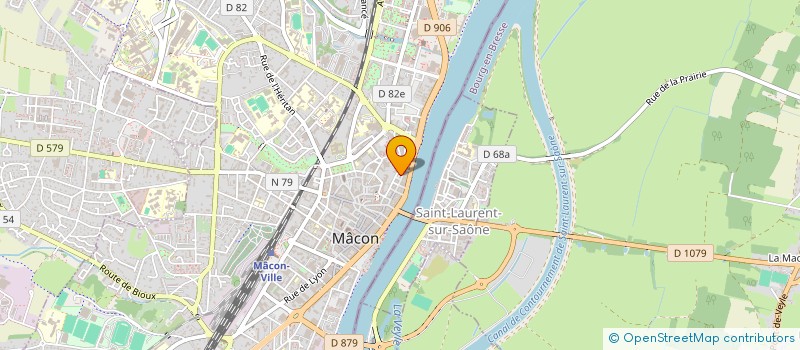 localisation de l'entreprise LE MEDIA DES VILLAGES à MACON