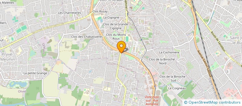 localisation de l'entreprise LE MEDIA FOOD à ORLEANS